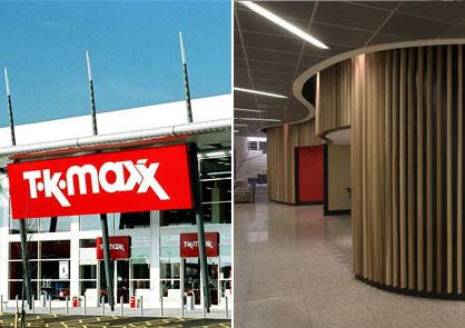 TK Max West Thurrock. Interiors project